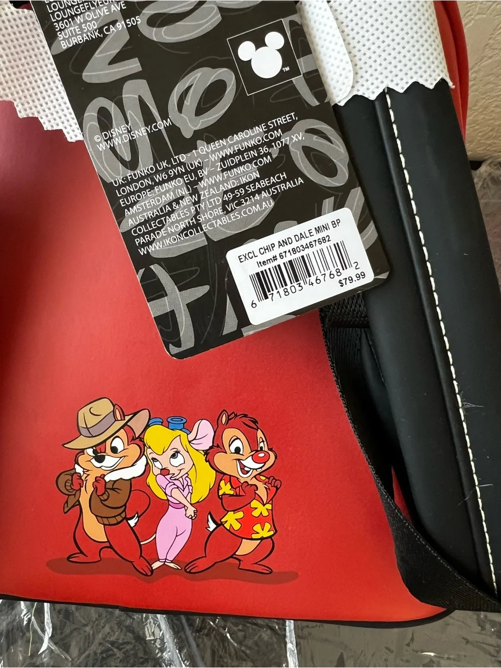 *RARE* Loungefly Disney Chip n Dale Rescue Rangers Double Cosplay BAM Exclusive